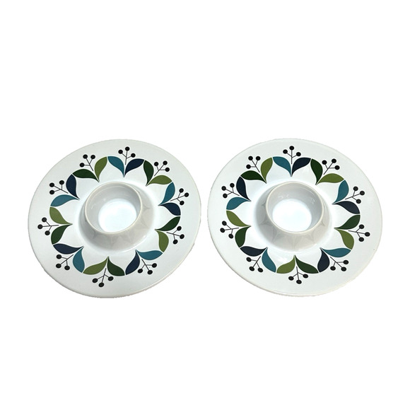 Sagaform Stoneware Retro Egg Holders Lotta Odelius Set - Picture 1 of 4